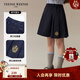 Teenie Weenie Kids小熊童裝25年新款女童經(jīng)典學(xué)院風(fēng)A版百褶短裙 藏青色 140 cm