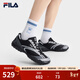 斐樂(lè )（FILA）【易烊千璽同款】男鞋德訓鞋運動(dòng)鞋跳跳鞋休閑鞋 黑/灰銀-BG 42