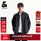 杰克·瓊斯（JACK&JONES）商場(chǎng)同款男裝秋季襯衫25年新款黑白條紋長(cháng)袖襯衣外套男2253O3021 E40黑色 M