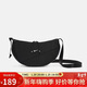 耐克NIKE男女斜挎包 NK AURA CRESCENT 休閑包HQ4370-010黑色 均碼