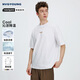 Navigare【張新成同款】短袖t恤男士2026夏季新款涼感速干半袖重磅體恤衫 科技白 L