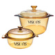 康寧（VISIONS）鍋具2件套 1.1L奶鍋+3.2L湯鍋鍋具套裝 耐高溫無(wú)涂層玻璃鍋身 VS11+VS32晶致鍋具套裝
