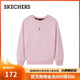 斯凱奇（Skechers）新年禮物女士冬季加絨套頭衛衣新品寬松顯瘦長(cháng)袖T恤衫L425W011
