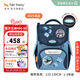 TigerFamily虎米兒童書(shū)包小學(xué)生一二年級男女孩輕便背包超輕大容量減負護脊 小童【環(huán)保配燈】方塊城市