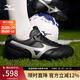 美津濃（MIZUNO）MORELIA II PRO AG[Short Tongue/MS-092) 短釘足球鞋 03/黑色/銀色/灰色 41 (265mm)