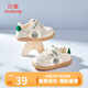 牧童童鞋男寶寶學(xué)步鞋春秋款兒童軟底嬰兒鞋面包鞋女童步前鞋 淺米綠（鏤空單網(wǎng)） 23 鞋內長(cháng)15.5cm