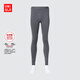 優(yōu)衣庫男裝HEATTECH EXTRA WARM棉混紡緊身褲/保暖內衣秋褲479467 479468/08深灰色 L