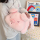 侶隨禮伴原創(chuàng  )抱抱小豬抱枕玩偶女生睡覺(jué)夾腿專(zhuān)用床上側睡毛絨玩具公仔靠枕 抱抱豬 50CM