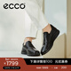 愛(ài)步（ECCO）一腳蹬皮鞋 男士休閑皮鞋樂(lè )福鞋舒適休閑鞋婚鞋 雅仕207144 黑色20714401001 41