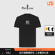 比音勒芬【涼感】夏季時(shí)尚潮流字母上衣百搭透氣休閑運動(dòng)圓領(lǐng)短袖男士T恤 07黑 2XL