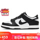 耐克NIKE女大童休閑板鞋 DUNK 新年禮物 運動(dòng)鞋CW1590-100白黑39