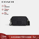 蔻馳（COACH）【品牌直供】男士WYATT小號相機包單肩斜挎包炭黑色CW365QBMI5