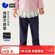 迷你巴拉（minibala）【內里加絨】女童寶寶打底褲冬季親膚保暖仿牛仔褲子
