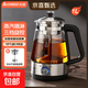 志高（CHIGO）養生壺燒水壺熱水壺恒溫壺養生燒水壺煮茶壺煮茶器泡茶壺一體機全自動(dòng)玻璃保溫小家用 1L 蒸汽噴淋【無(wú)保溫】單濾網(wǎng)