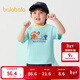 巴拉巴拉童裝寶寶短袖T恤吸濕速干上衣男童2025夏季恐龍208225117113