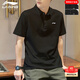 李寧棉polo衫男透氣襯衫夏季跑步t恤運動(dòng)休閑短袖翻領(lǐng)半袖上衣