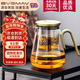 寶威瑪（BVGMAV）泡茶壺杯飄逸茶水分離杯玻璃水壺耐高溫泡茶高檔茶具820ml綠