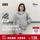 森馬（Semir）針織外套女時(shí)尚學(xué)院風(fēng)撞色開(kāi)衫短款軟糯miu系毛衫109126108004