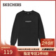斯凱奇（Skechers）新年禮物男女同款休閑針織長(cháng)袖T恤衫L325U096