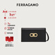 菲拉格慕（Ferragamo）女士黑色Gancini雙扣迷你包 0771676 新年禮物送女友