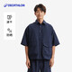 迪卡儂SPW泡泡紗短袖男夏襯衫透氣寬松防曬運動(dòng)速干T恤-5543566
