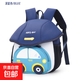 1-3歲幼兒小背包男女童可愛(ài)超輕卡通戶(hù)外休閑游玩韓版萌趣雙肩背 深藍色小汽車(chē)