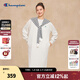 Champion冠軍長(cháng)袖連衣裙女2025秋季新款純色圓領(lǐng)H型休閑長(cháng)裙潮牌 燕麥色 M