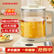 康佳（KONKA）養生壺 316煮茶器煎藥壺 1.8L玻璃保溫燒水壺電熱水壺 迷你玻璃煮茶壺 KYSH-1834E-W