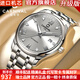 嘉年華（CARNIVAL）瑞士品牌十大名表手表男士全自動(dòng)機械表防水送男友父親情人節禮物 【典藏版】鋼帶本灰8103