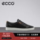 愛(ài)步（ECCO）板鞋女 時(shí)尚潮流百搭簡(jiǎn)約經(jīng)典平底鞋日常休閑板鞋女 柔酷430003 黑色43000301001 38 （偏小，建議選大一碼）