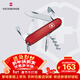 維氏瑞士軍刀斯巴達人12項多功能水果刀刀折疊刀紅色1.3603