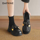 達芙妮厚底松糕樂(lè )福鞋女2026新款深口漆皮單鞋小皮鞋JK瑪麗珍單鞋
