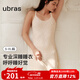 ubras呼呼睡裙女款碎花吊帶裙子性感開(kāi)衫可外穿舒適柔軟 吊帶裙-白底薰衣草印花 M