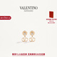 華倫天奴VALENTINO[禮物]女士 VLOGO SIGNATURE 金屬耳環(huán) 金色 均碼