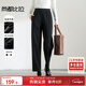 尚都比拉冬季休閑松緊腰加絨舒適保暖輕運動(dòng)哈倫小腳褲