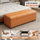 舒惠達入戶(hù)收納服裝店門(mén)口凳子長(cháng)條凳儲物沙發(fā)家用客廳輕奢床尾凳換鞋凳 橙色帶儲物 長(cháng)130寬30高40CM【整裝發(fā)貨】