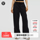 lululemon丨Zip-Pleat女士拉鏈褶飾可調節長(cháng)褲 偏短速干 LW5GXNS 黑色 M
