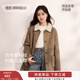 香影【咩咩絨】?jì)擅娲淦そq外套女2025秋冬新款皮毛一體仿生皮草 焦糖色 S