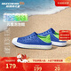 Skechers斯凱奇童鞋男童夏季透氣一腳套網(wǎng)速休閑涼鞋洞洞鞋91995L