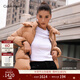Calvin KleinJeans【防風(fēng)防潑水】秋冬女士ck輕暖90絨戶(hù)外可卸帽泡芙羽絨服