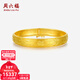 周六福（ZLF）新年禮物  黃金手鐲女款足金999車(chē)花金鐲子龍鳳添福 計價(jià) 57mm-13.03g