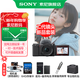 索尼（SONY）ZV-E10K APS-C半畫(huà)微單 ZV-E10  vlog直播4K視頻側翻式ZV-E10L/zv-e10/ZV-E10K 黑色K套機【64G+皮套+電+充+拆肩帶+D11】 官方標配