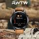 RWTW官方血糖血壓心電手表血脂尿酸健康智能手表藍牙通話(huà)老人運動(dòng)高精度測血氧心率監測睡眠手環(huán) 真皮棕【血糖血壓血脂+離線(xiàn)支付+藍牙通話(huà)】