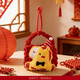 茵尚新年耳機包馬年新春玩偶創(chuàng  )意零錢(qián)包掛件雙肩背包掛飾包掛新年禮物 紅包黃馬毛絨包掛