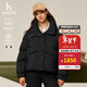 哈吉斯（HAZZYS）女裝 秋冬款女士面包服寬松立領(lǐng)羽絨服ASFSU0BDX22 藏青色NV M (160/84A 38)