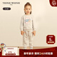 Teenie Weenie  Kids小熊童裝秋季款女寶寶休閑百搭衛衣衛褲兩件套 花灰色 100 cm
