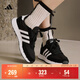 adidas RUN 60s 2.0復古休閑舒適跑步鞋男女阿迪達斯官方輕運動(dòng)   黑/白   41