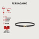 菲拉格慕（Ferragamo）女士黑色GANCINI腰帶 0675180_C  _ 90 新年禮物送女友