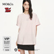 MO&Co.印花T恤25秋新品貓和老鼠聯(lián)名系列抗菌防螨棉MBE3TEE001新年紅 淡粉色 L /170