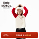 little MO&Co.Smiley聯(lián)名系列 little moco童裝25冬新款兒童純棉長(cháng)袖t恤親子裝 大紅色 165 165/80